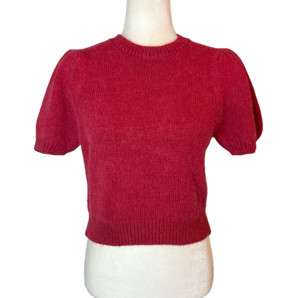 As U Song cranberry sweater
